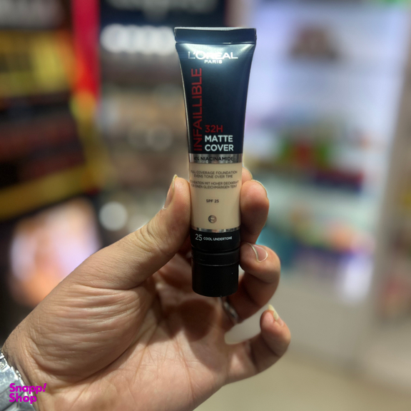 کرم پودر لورآل مدل Infaillible Matte Cover شماره 25 حجم 30 میلی لیتر