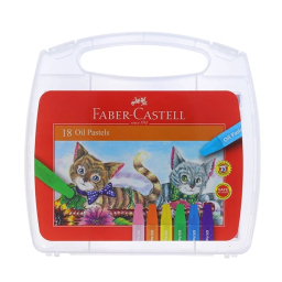 پاستل روغنی 18 رنگ فابرکستل کد 120064