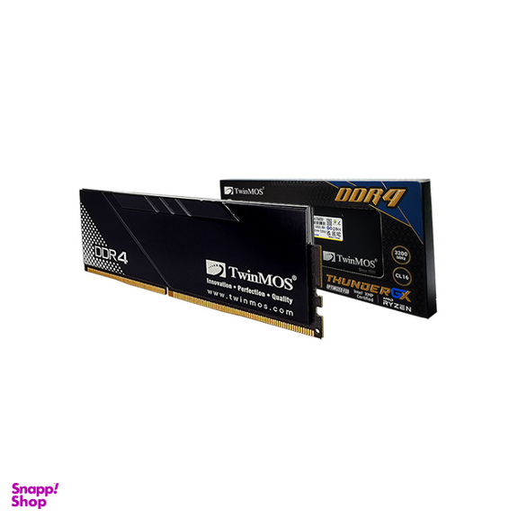رم دسکتاپ توین موس DDR4 مدل Thunder GX فرکانس 3200 مگاهرتز CL16 ظرفیت 8 گیگابایت
