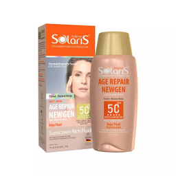 لوسیون ضد آفتاب آردن سولاریس مدل Age Repair newgen Natural Beige حجم 75 میلی لیتر