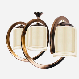 لوستر سه شعله نورهام مدل فنرى ۳