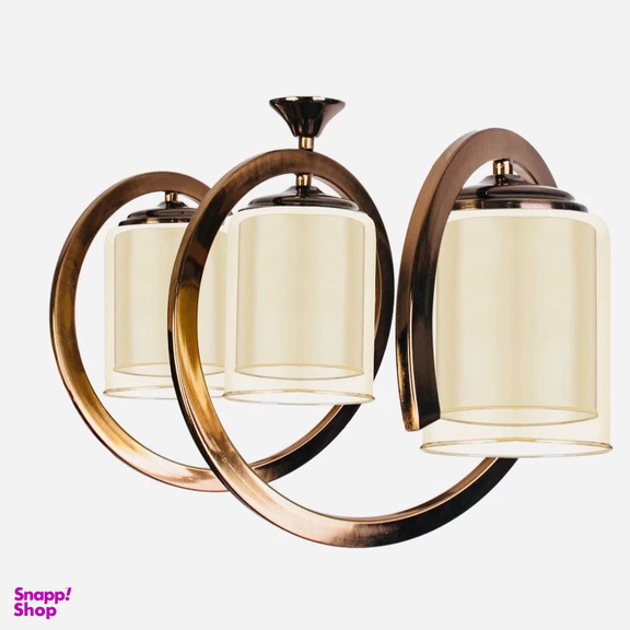 لوستر سه شعله نورهام مدل فنرى ۳