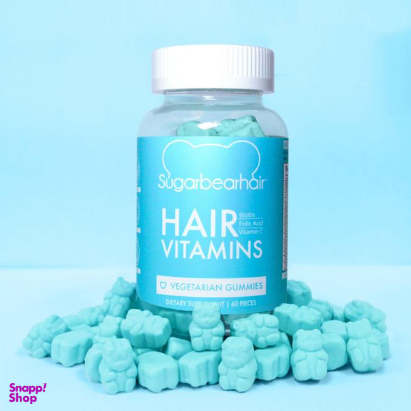 پاستیل تقویت مو شوگر بیر مدل Sugar Bear Hair Vitamins