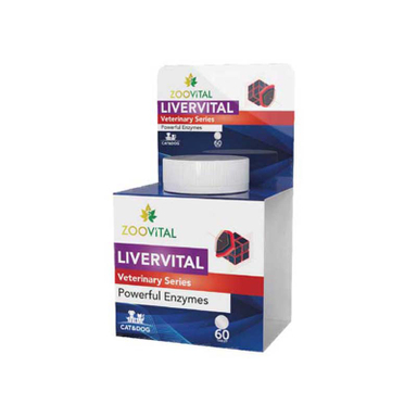 قرص مکمل کبد سگ و گربه زوویتال مدل LiverVital بسته 60 عددی