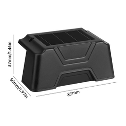 چراغ پارکی خورشیدی سولونیکس مدل لب پله ای کد SS-DL مجموعه 12 عددی