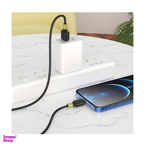 کابل تبدیل USB به لایتنینگ بروفون مدل BX59 طول 1 متر