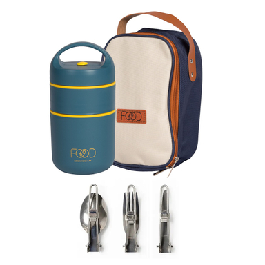 ظرف غذای کودک مدل 2 طبقه دیانا بسته 5 عددی