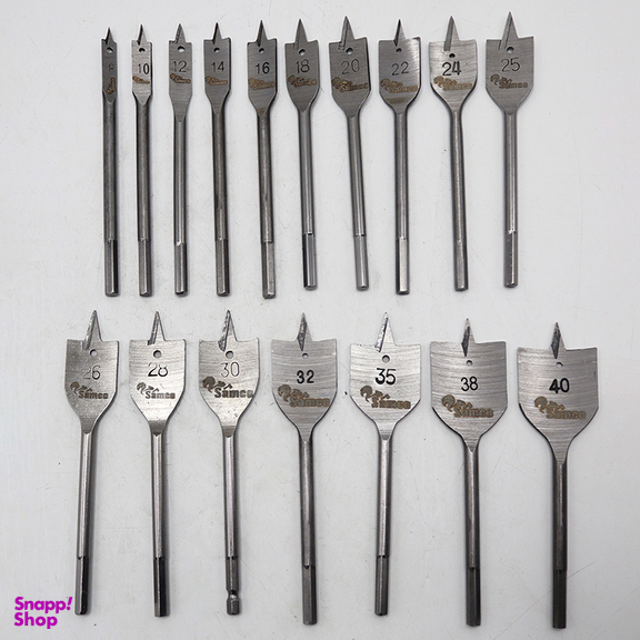 مته برگی سامکو مدل YP-8-40 مجموعه 17 عددی