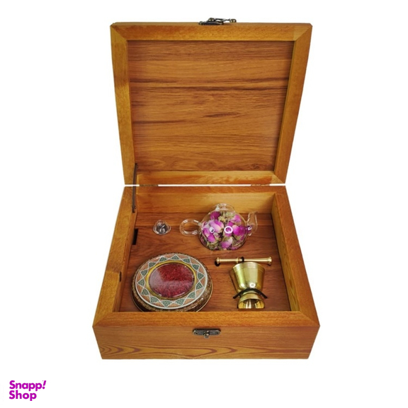 ست هدیه زعفران ستاره زعفرانیه مدل ماه نشان کد 02