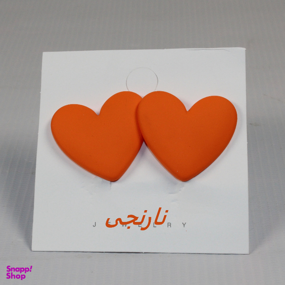 گوشواره زنانه مدل پلاس طرح قلب کد 003