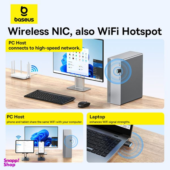 دانگل وای فای بیسوس مدل FastJoy Series BS-OH169