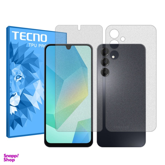 محافظ صفحه نمایش مات گوشی موبایل تکنو مناسب برای سامسونگ Galaxy A16 به همراه محافظ پشت گوشی