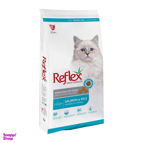 غذای خشک گربه رفلکس مدل Sterilised Salmon وزن 1 کیلوگرم