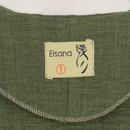 مانتو زنانه السانا مدل دلاوا کد 221053 رنگ زیتونی