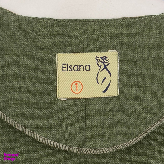 مانتو زنانه السانا مدل دلاوا کد 221053 رنگ زیتونی