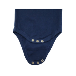 بادی آستین کوتاه نوزادی مدل 6219 رنگ سرمه ای