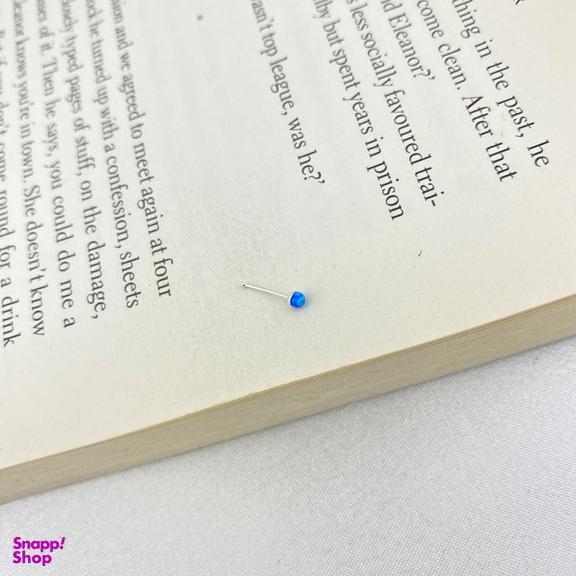 پیرسینگ نقره زنانه مدل اوپال کد P4186