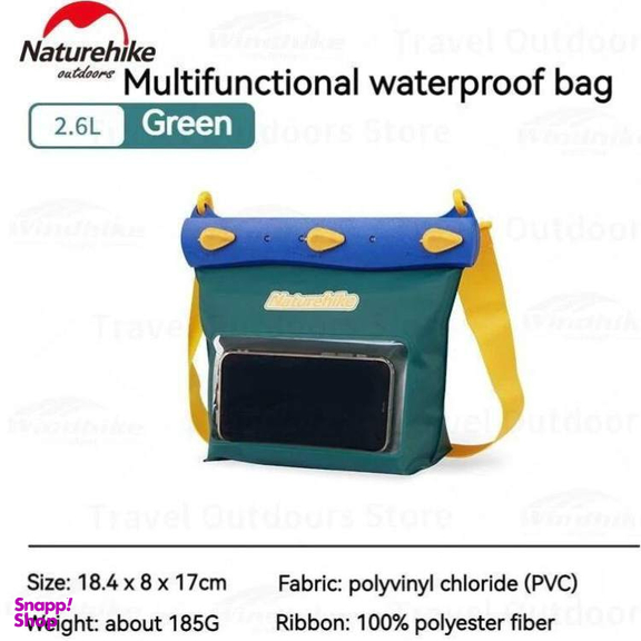 درای بگ نیچرهایک مدل diving Series Multifunctional Waterproof bag کد BS016 ظرفیت 2.6 لیتر