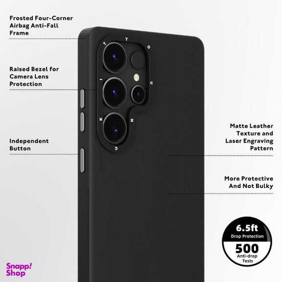 کاور گوشی موبایل یانگ کیت مدل Matte Leather Case مناسب برای سامسونگ Galaxy S25 Ultra