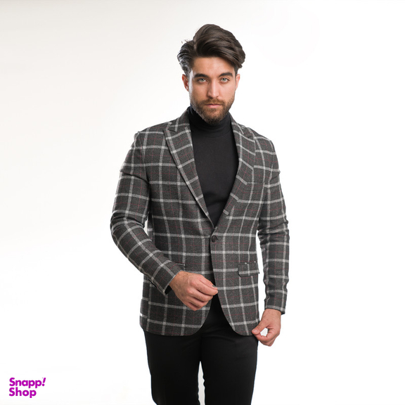 کت مردانه مدل چهارخانه درشت سناتور 3-3