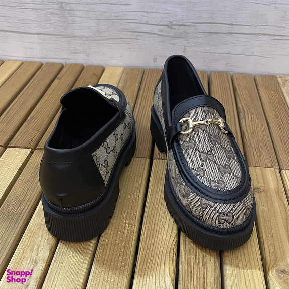 کفش کالج زنانه کد G22 رنگ کرم