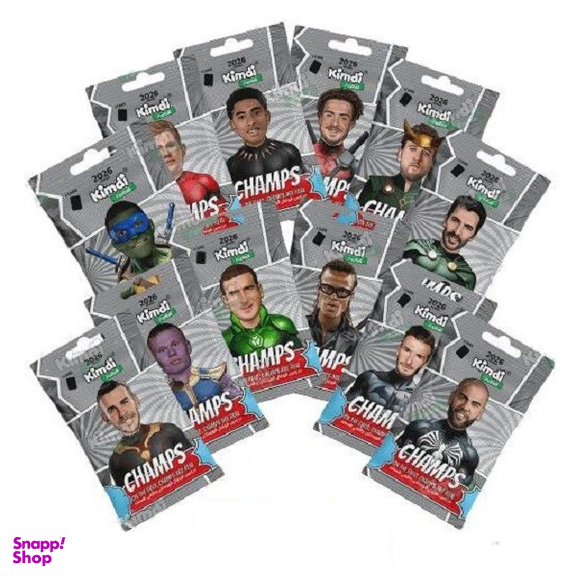 اسباب بازی شانسی کیمدی مدل فوتبال چمپس 2026 Champs بسته 12 عددی