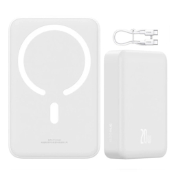 پاوربانک مغناطیسی 20 وات بیسوس مدل PPCXM20 ظرفیت 20000 میلی آمپر ساعت