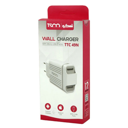 شارژر دیواری تسکو مدل TTC 49N به همراه کابل Micro-USB