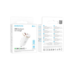 شارژر فندکی 30 وات بروفون مدل BZ22 PD+QC3.0