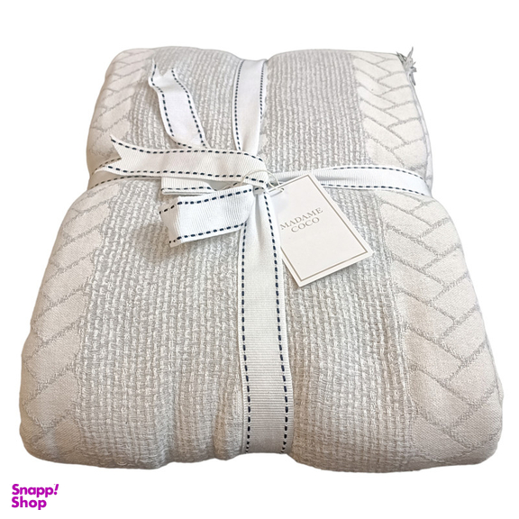 روتختی مادام کوکو مدل Ames Gri Yatak Ortusu دو نفره سایز 240×220 سانتی متر