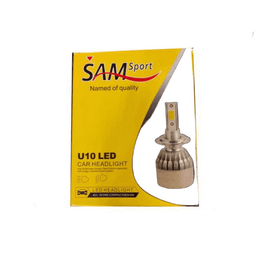لامپ هدلایت خودرو سام مدل U10 کد H4 بسته 2 عددی