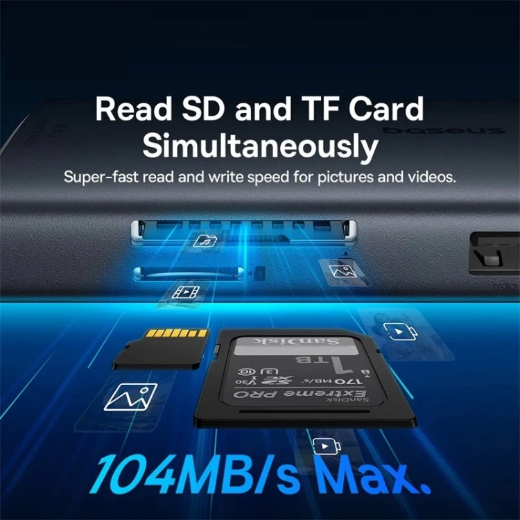 هاب 11 پورت Type-C بیسوس مدل Metal Glam Series II B00061801123-00