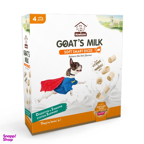 تشویقی سگ هابن مدل Goat's Milk Smartsharjpet وزن 200 گرم