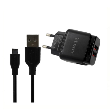 شارژر دیواری وریتی مدل AP 2122 به همراه کابل Micro-USB