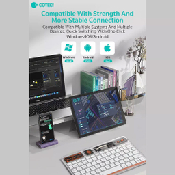 کیبورد بی سیم بلوتوثی کوتتسی مدل 84012