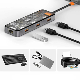 هاب 8 پورت USB-C بیوا مدل HUB-03