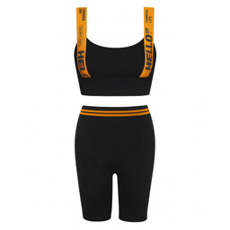 ست نیم تنه و شلوارک ورزشی زنانه ماییلدا مدل 5327