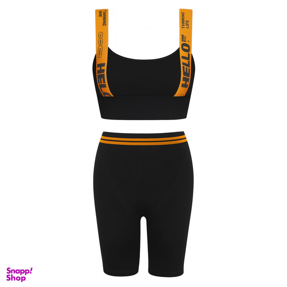 ست نیم تنه و شلوارک ورزشی زنانه ماییلدا مدل 5327