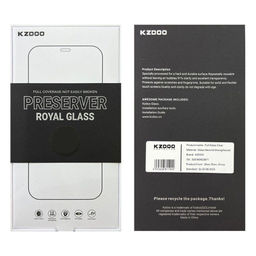 محافظ صفحه نمایش کی -زد دو مدل Full-Glassمناسب برای گوشی موبایل اپل iPhone 16/15