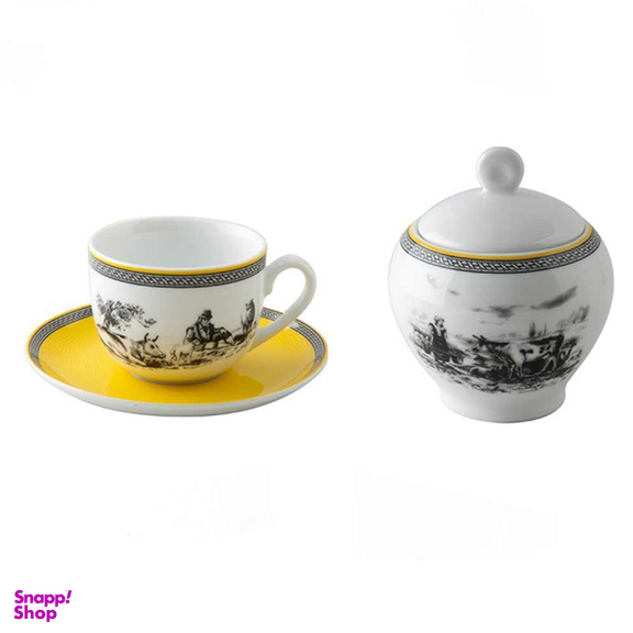 سرويس 14 پارچه چای خوری چينی زرين مدل ويليج درجه عالی
