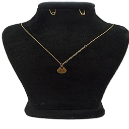 گردنبند طلا 18 عیار زنانه مدل کندو عسل