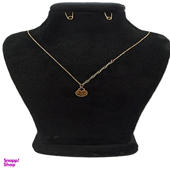 گردنبند طلا 18 عیار زنانه مدل کندو عسل