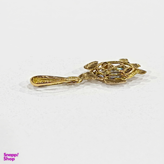 آویز گردنبند طلا 750 عیار زنانه طرح لاکپشت