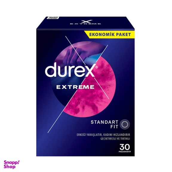 کاندوم دورکس مدل EXTREME بسته 30 عددی