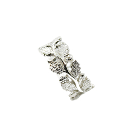 انگشتر زنانه مدل برگ زمستانی