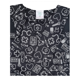 ست کلاه و روپوش پزشکی مردانه تادو مدل SRO22