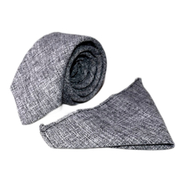 ست کراوات و دستمال جیب مردانه آیکت مدل محو