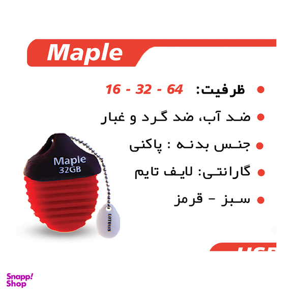 فلش مموری لوتوس مدل Maple ظرفیت 16 گیگابایت