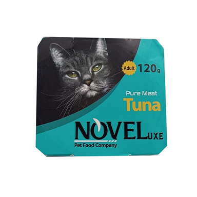 کنسرو غذای گربه نوول مدل تن وزن 120 گرم