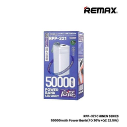 پاوربانک ریمکس مدل RPP-321 ظرفیت 50000 میلی آمپر ساعت